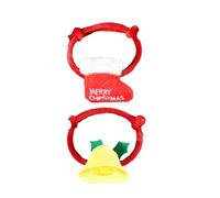 ZwaitL Lot de 2 colliers de Noël réglables pour animaux de compagnie, colliers pour chiens et chats, bijoux réglables pour animaux de compagnie