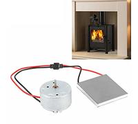 ZwaitL Moteur électrique avec Feuille de générateur de Chauffage pour cheminée, Ventilateur alimenté par la, poêle pour brûleur, pièces de Rechange, brûleur de poêle, pièces de Rechange