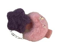 ZwaitL Pinces à cheveux, jolie pince à cheveux en feutre de laine en forme d'étoile en forme de bec de canard, pince à cheveux lune pour queue de cheval, épingles à cheveux pour adolescents et enfants