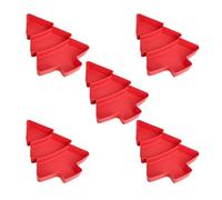 ZwaitL Plateau à goûter sur le thème des fêtes de fin d'année - Facile à nettoyer - Pour fête de famille