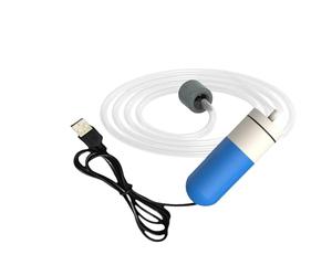 ZwaitL Pompes à oxygène étanches pour aquariums - Moteur à haute vitesse - Pompes rechargeables pour extérieur et intérieur - Oxygénateur de pêche étanche