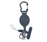ZwaitL Porte-clés rétractable, antivol, lanière de téléphone d ' extérieur, Outil, Boucles de câble métallique en Acier, Badges clés avec Clip