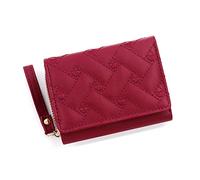ZwaitL Portefeuille court en cuir synthétique pour femme avec porte-cartes de crédit, petite monnaie, poche à monnaie, Grand, As shown in the picture (error 1-3cm)