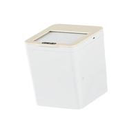 ZwaitL Poubelle à détection intelligente avec conception à plusieurs compartiments, conteneur de stockage en ABS pour mouchoirs cosmétiques, boîte de rangement cosmétique sans