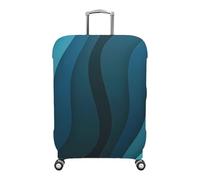 ZwaitL Protection élastique pour valise de 45,7 à 71,1 cm, bleu, As shown in the picture (error 1-3cm)