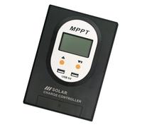 ZwaitL Régulateur à détection électrique avancée Régulateur de Petites Charges Facile à Utiliser pour Les systèmes 12 V / 24 V et Les Petits contrôleurs extérieurs avec Affichage LED