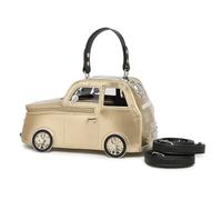 ZwaitL Sac à bandoulière tendance en polyuréthane léger en forme de voiture avec poche d'accès rapide pour diverses occasions Sac à main pratique pour les essentiels quotidiens, doré, One Size