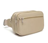 ZwaitL Sac à main à bandoulière pour femme, élégant et pratique en toile pour les activités de plein air et les voyages, abricot