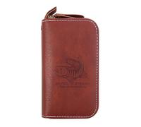 ZwaitL Sac de rangement portable pour leurres en cuir synthétique imperméable - Pour la pêche à la mouche - Pour pêche à la mouche - Pour appâts et appâts, multicolore, Large Size