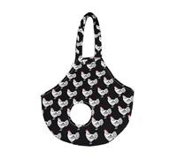 ZwaitL Sac de transport de poulet respirant pour la conduite de volailles, sac à main pour propriétaires de ferme, poulet, voyage, poules