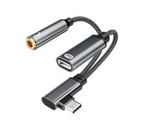 ZwaitL Type CREATE Point Connecteur PD60W Charge rapide 3,5 mm Alliage d'aluminium USB CREATE Fast Device Link