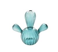 ZwaitL Vase en verre pour cactus - Pots de fleurs hydroponiques - Décoration de salon - Flacon à stylo - Arrangement floral - Décoration d'intérieur