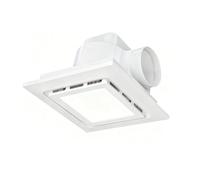 ZwaitL Ventilateur de salle de bain à mouvement d ' air 80 avec éclairage LED réglable, taille de 8 ou 10 pouces pour le contrôle de l ' humidité, installation facile, ventilateur de salle de bain