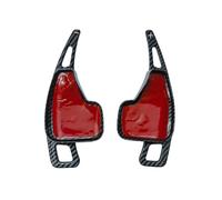 ZWBC 2 Pièces Palette Vitesse Au Volant pour BMW 2 Series Touring 2016, Durable Lame de Palette de Changement de Volant de Voiture Accessoires,Carbon fiber pattern