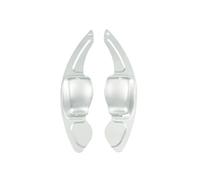 ZWBC 2 Pièces Palette Vitesse Au Volant pour VW Scirocco 2009-2015, Durable Lame de Palette de Changement de Volant de Voiture Accessoires,Silver