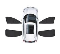 ZWBC Protege Soleil Voiture pour Nissan Livina 2007-2019, Pare Soleil Vitres Latérales Voiture Protection UV Accessoires,4 Pcs Front Rear