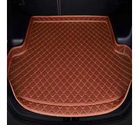 ZWBC Tapis de Coffre Voiture pour Porsche Cayenne Ⅱ 958 2011-2017, AntidéRapant PoussièRe Doublure Coffre Protection Cuir Artificiel ImerméAbles Accessories,E/Brown