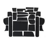 ZWBC Voiture Coussinets Fente Porte pour Freed 2016 GB5 6 7 8, Coussinet Tasse Fente de Porte Tapis Étanche Antidérapant Voiture Accessoires,Black
