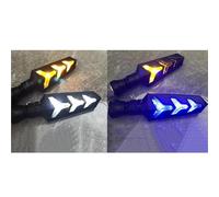 ZWBHNB Clignotants Moto Indicateur Lampe Pour Kawasaki Pour Z750 Four Z800 Pour Z900 Pour Z1000 Pour Versys 650 1000 ER6N ER6F Pour NINJA300 Direction lampe(Blue and white)