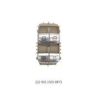 ZWBHNB Électrique Vitre Interrupteur De Lève-vitre De Voiture pour Mercedes pour Benz Classe E S E260 E300 S350 S400 W222 W213 2229051505 Bouton De Commande Lève Interrupteur(Beige)