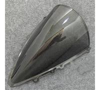 ZWBHNB Pare-Brise Double Bulle pour Moto, Déflecteurs De Vent Et Carénage pour Aprilia RSV4 R RSV4R RS4 125 2009-2016 Déflecteurs(Titane)