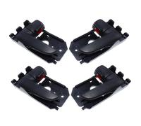 ZWBHNB Poignée De Porte Intérieure Chromée Pour Kia Pour Spectra Et Pour Spectra5 (2004-2009) 82610-2F000 82620-2F000 Poignées Porte(Black A Set 4 side)