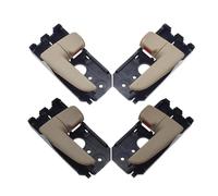 ZWBHNB Poignée De Porte Intérieure Chromée Pour Kia Pour Spectra Et Pour Spectra5 (2004-2009) 82610-2F000 82620-2F000 Poignées Porte(Beige A Set 4 Side)
