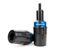 ZWBHNB Protection Anti-Chute pour Carénage De Cadre De Moto Protection Anti-Chute pour Suzuki GSX-S 750 1000 950 GSXS GSXS750 GSXS1000/GT Protection Contre Les Chutes(Bleu)