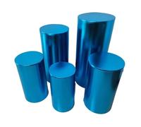 ZWCSHUU Caches pour socles de cylindres Housses de piédestal cylindriques élastiques for Table cylindrique, décoration fête(Color 14)