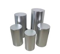 ZWCSHUU Caches pour socles de cylindres Housses de piédestal cylindriques élastiques for Table cylindrique, décoration fête(Color 3)