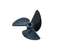 ZWCSHUU Hélice de Bateau Hélice à Trois pales en Plastique, diamètre du Trou: 4,0mm, for Bateau radiocommandé(OD45.0mm Dia4.0mm CW)