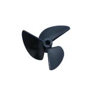 ZWCSHUU Hélice de Bateau Hélice à Trois pales en Plastique, diamètre du Trou: 4,0mm, for Bateau radiocommandé(OD31.0mm Dia4.0mm CCW)