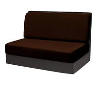 ZWCSHUU Housse De Coussin De Siège De Caravane Housses de Coussin dinette en Velours for Camping-Car Extensibles(Dark Brown)