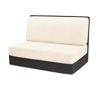 ZWCSHUU Housse De Coussin De Siège De Caravane Lot de 2 Housses Coussin Extensibles for dinette Camping-Car, Housse canapé en Jacquard, siège(Color 4)