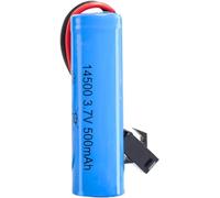 ZWDCVFGK 14500 3.7v Sm-2p 500mah Batterie au Lithium Rechargeable Unique Cellule de Batterie de Haute qualité Grande capacité Rechargeable