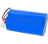 ZWDCVFGK Batterie au Lithium 3.7v 18650, 3600mah, 5200mah Rechargeable, pour Panneau de Protection de Haut-Parleur de mégaphone,5200mah