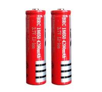 ZWDCVFGK Batterie de 3,7 V Pack de Grande capacité 6800mAh Milliamper Lampe de Poche, Phare, Batterie au Lithium spéciale