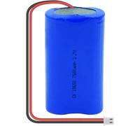 ZWDCVFGK Batterie Rechargeable 3.7V 7600mAh 18650, Batterie de Remplacement au Lithium avec Prise XH, 1 pièce