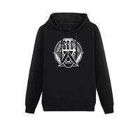 Zweck Pullover Warm Hoodies Stargate SG-1 SGC Emblem 2 Hoody Long Sleeve Sweatershirt Black M