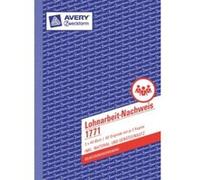 Zweckform lohnarbeitsnachweis 1771 a5 avery G