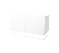 Zweed Placard module Molto 840 blanc. cadre en métal blanc incl.