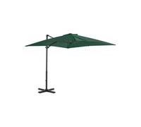 Zweefparasol met aluminium paal 250x250 cm groen44617