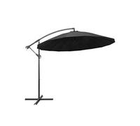 vidaXL Parasol suspendu Anthracite 3 m Mât en aluminium