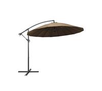 Zweefparasol met aluminium paal 3 m taupe47223