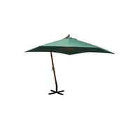 Vidaxl Parasol 300 X 300 Cm Poteau En Bois Vert