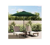 vidaXL Parasol cantilever à LED 3 m vert