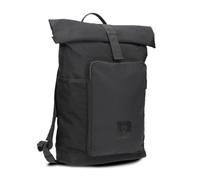 Zwei BONNY BOR180 Sac à dos à roulettes pour femme de 15 à 19 litres, en nylon, léger, imperméable, de nombreux compartiments, compartiment pour bouteille, lanière, bretelles rembourrées, Noir, L