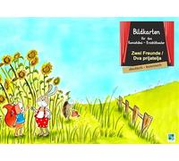 Zwei Freunde: Bildkarten für das Kamishibai-Theater DINA 3 in deutsch/bosnisch