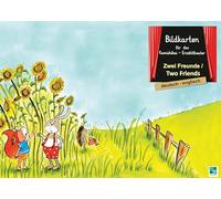 Zwei Freunde: Bildkarten für das Kamishibai-Theater DINA 3 in deutsch/englisch
