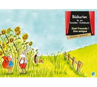 Zwei Freunde: Bildkarten für das Kamishibai-Theater DINA 3 in deutsch/spanisch